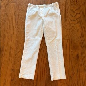 J. Jill White Cropped Pull-On Pants